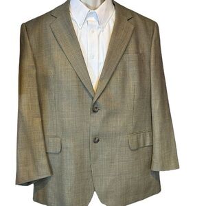 Glen Plaid Wool Silk Luxury‎ Sport Coat 44S – Jos A Bank